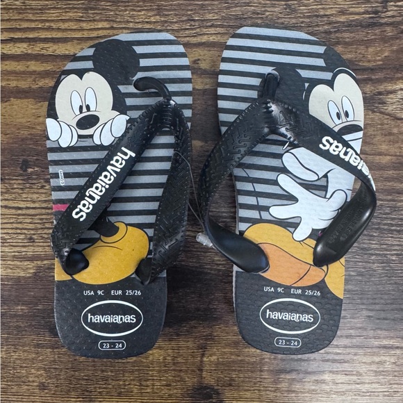 NEW Mickey Mouse Havainas toddler size 9C - Picture 1 of 3
